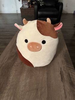 Squishmallow Cow Plush Stuffed Animal
