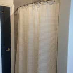 White Shower Curtain