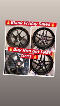 🔥🔥🔥Black Friday SALES! BUY Rims get FREE Tires🔥🔥🔥(only 50 down payment / no credit needed )
