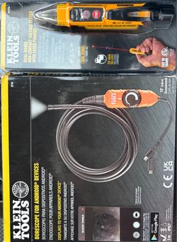 Klein Tools Voltage Tester and Borescope Bundle