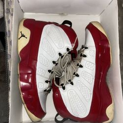 Jordan 9s Gym White And Reds