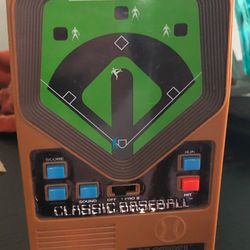 classic baseball hand held electronic game.