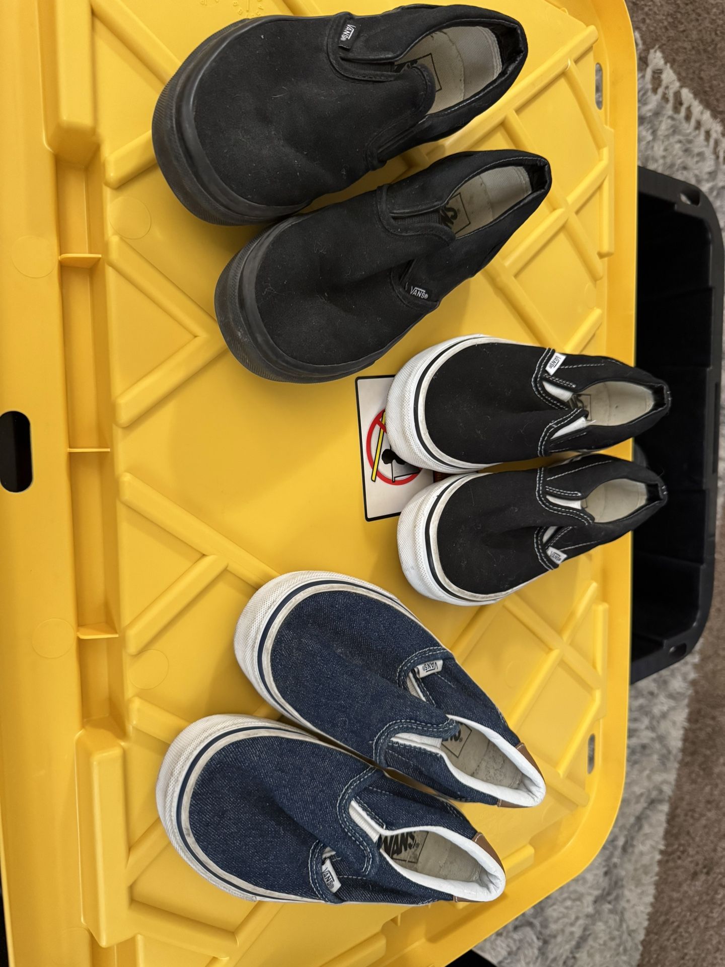 Vans 2.5-3y All For $20 Sold Together Only