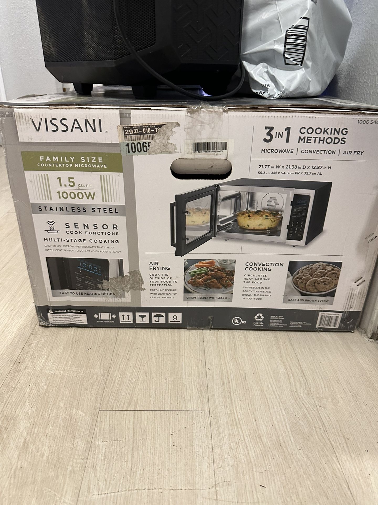 New Microwave Air Fryer Combo $100