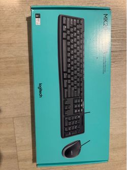 Logitech MK200 Media wired keyboard and mouse combo