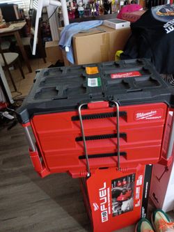 Milwaukee pack out boxes brand new price is for both