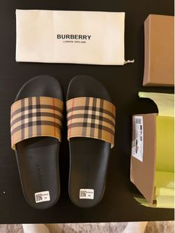 Brand New Burberry Slides