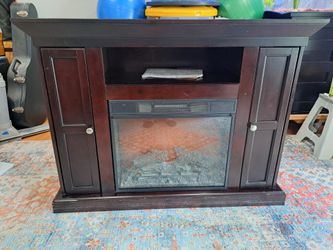 Electric Heater/Entertainment Stand