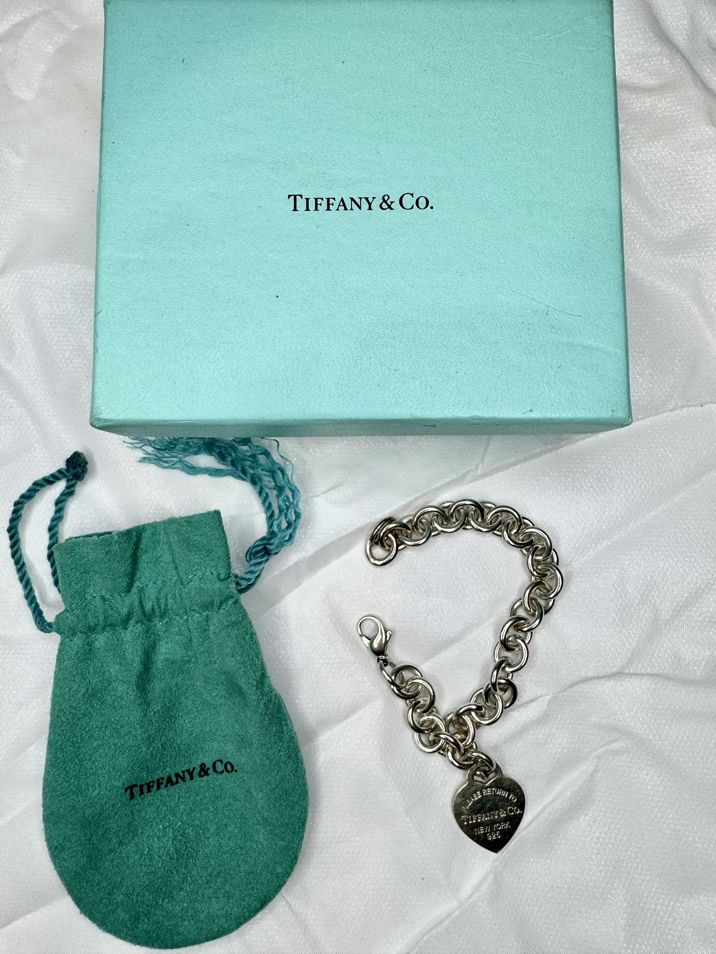 Please Return To Tiffany & Co. New York 925 Sterling Silver Bracelet