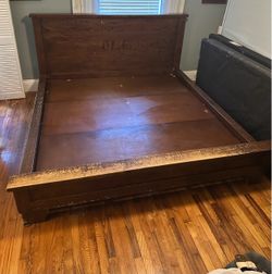 Free King Solid Wood Bed - Pottery Barn