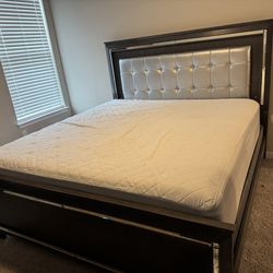 Bed frame & dresser for sale