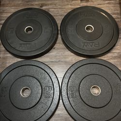 Bumper Weights 2x25 And 2x15 Lbs $80 