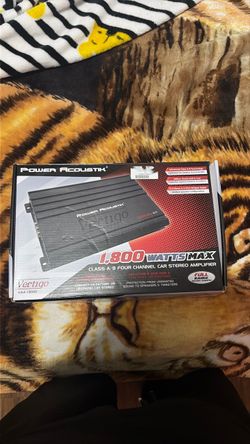 Power Acoustik Vertigo VA4-1800D Car Amplifier