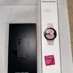 Samsung Galaxy S24. Ultra. 256 Gb… 100% Unlocked… Comes With A Watch Too Samsung Galaxy Watch 4”  $1650