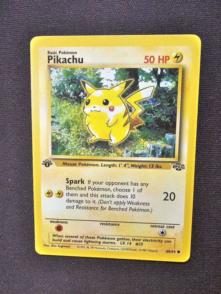 Pikachu 1st Edition Jungle