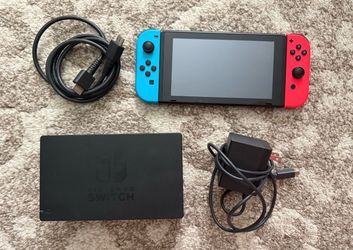 Nintendo Switch Console neon Blue Red