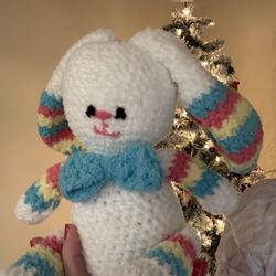 Handmade Crocheted Rabbit 