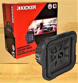 Kicker Shallow Truck Subwoofer 10" Dual Voice Coil Subwoofer 1000 Watts L7T10 46L7T104 🚨 Payment Options Available 🚨 No Credit Needed 🚨