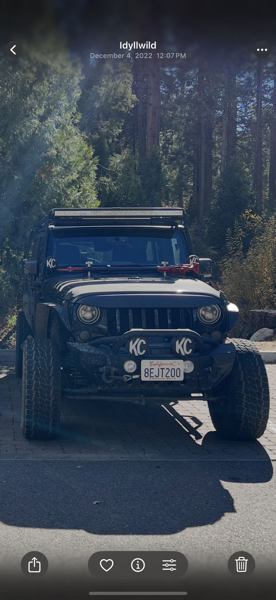 JEEP JK ROOF RACK AND LIGHTS