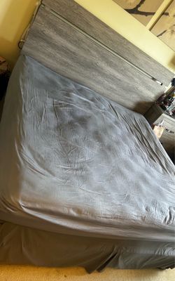 Mattress king size with two base support box