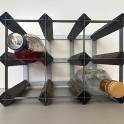 Rustic wine rack