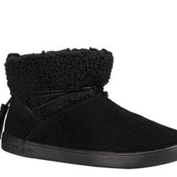 Koolaburra by UGG® Black Isana Faux Fur-Lined Suede Boot - Women Brand New with Box and tags
