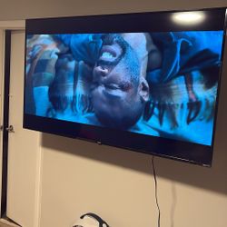 65in Onn TV with mount