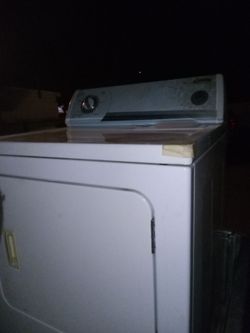 White Front-Load Clothes Dryer Whirlpool