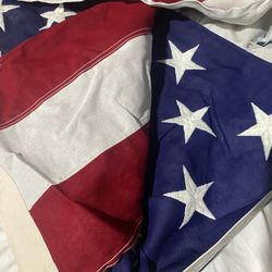 USA Flag Huge Is 5x10 Feet Stitches Stars