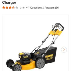 New Electric D Walt Mower