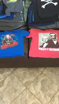 Shirts toddlers, size S/M fits size 6-7 years