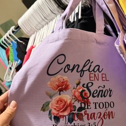 Shopping Bag, Dtf, Print, Christian