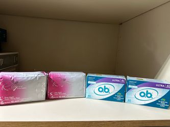 $3 each Feminine Hygiene Pads & Tampons