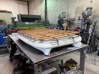 Vintage 50's Chevy Roof Rack with Wood Slats