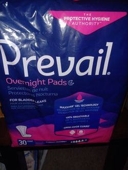 PREVAIL 30 PIECE EACH PACK, HAVE 4 ALL FOR ONE PRICE,ONLY PICK UP 