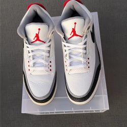 NWT Nike Air Jordan 3 Retro Tinker NRG Sneakers Cement 2018 AUTHENTIC | Size 13 | Slightly Used