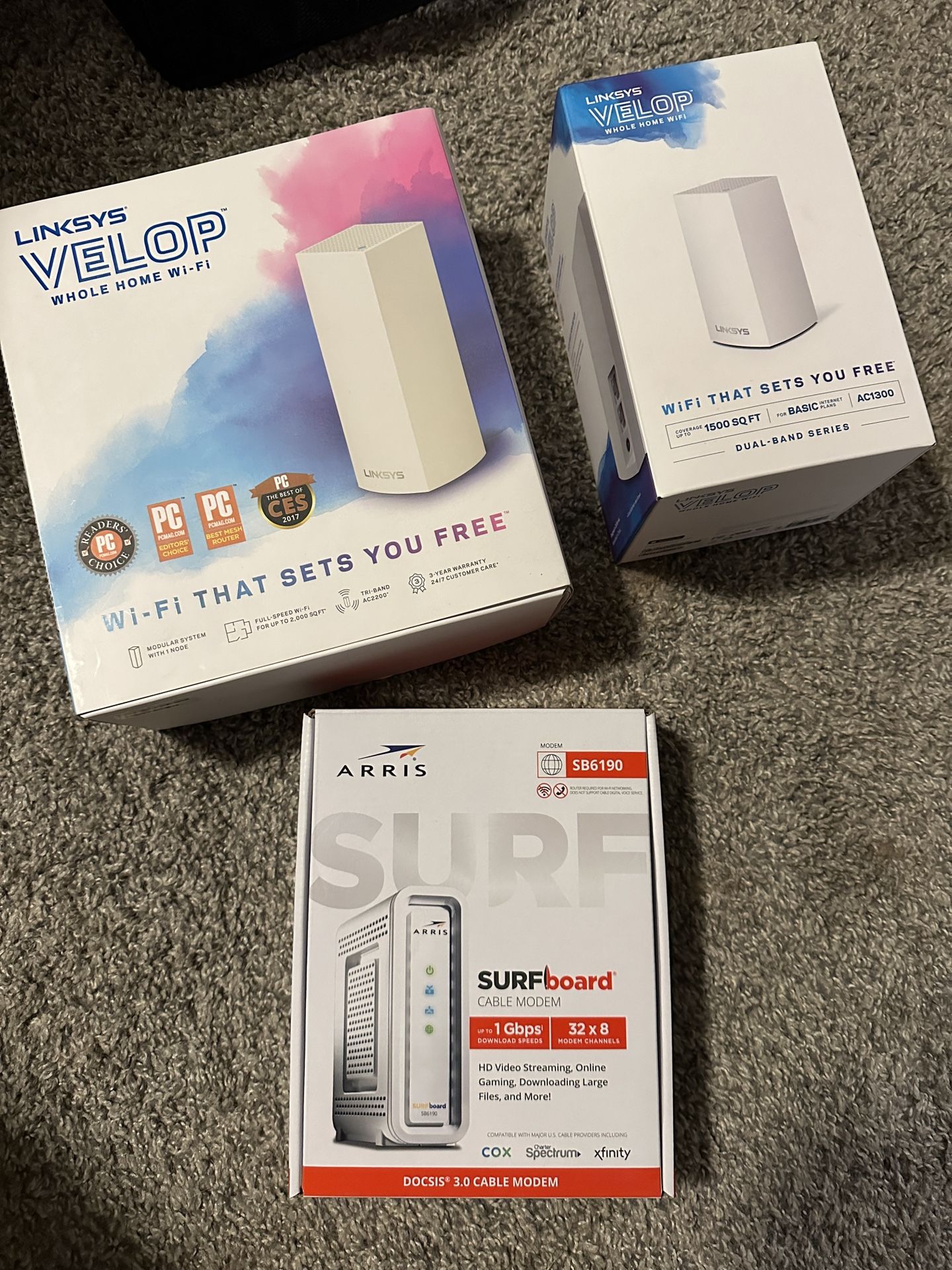 Linksys Routers And Arris Modem