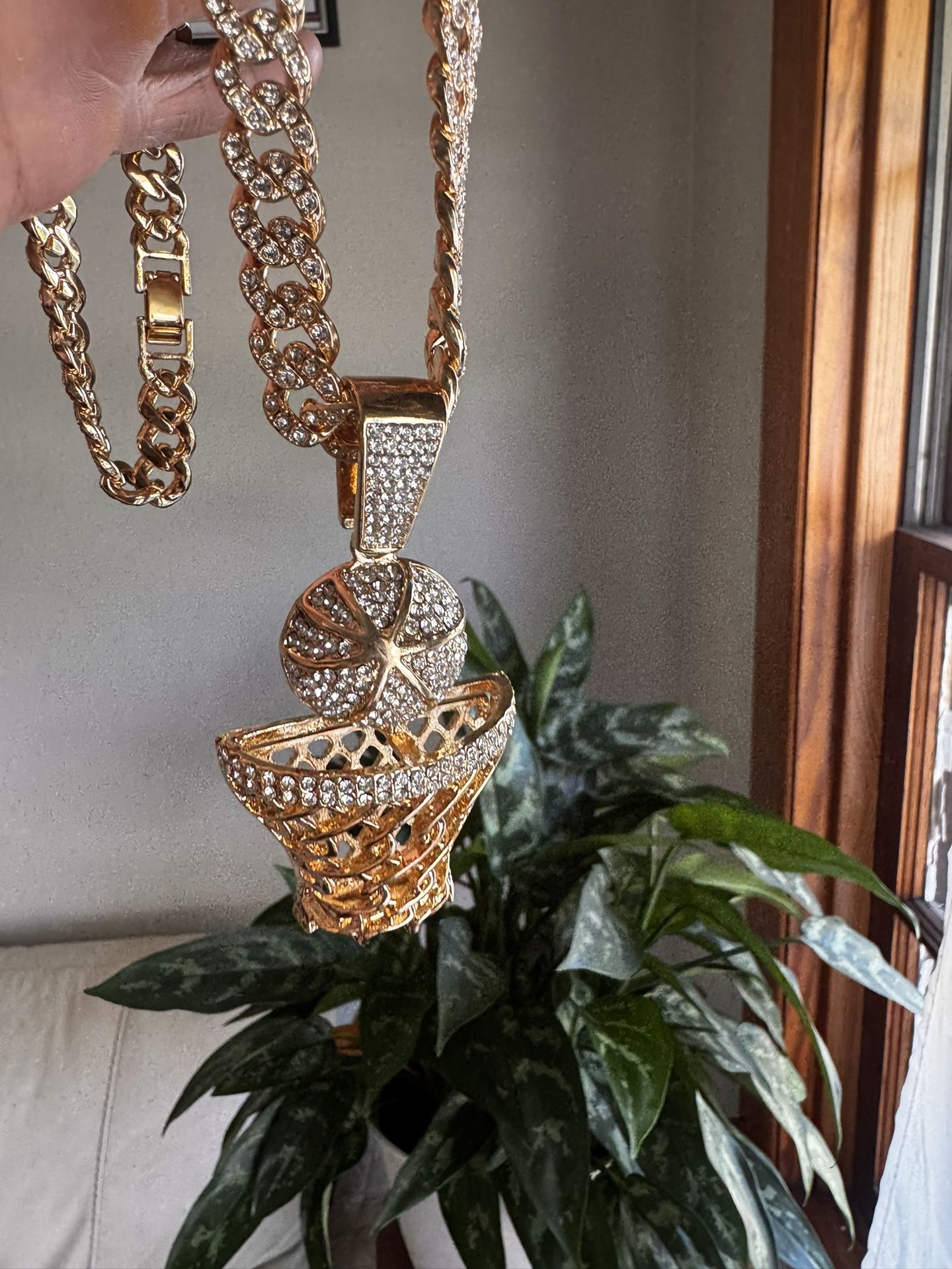 Gold Basketball Chain