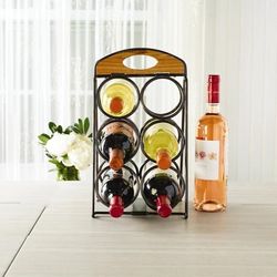 NIB Foldable Metal Wine Rack