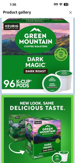 Green Mountain Dark Magic K-Cup Pods 96 Count
