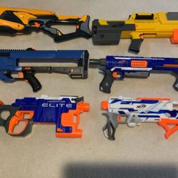 Nerf Gun Lot 6 Guns