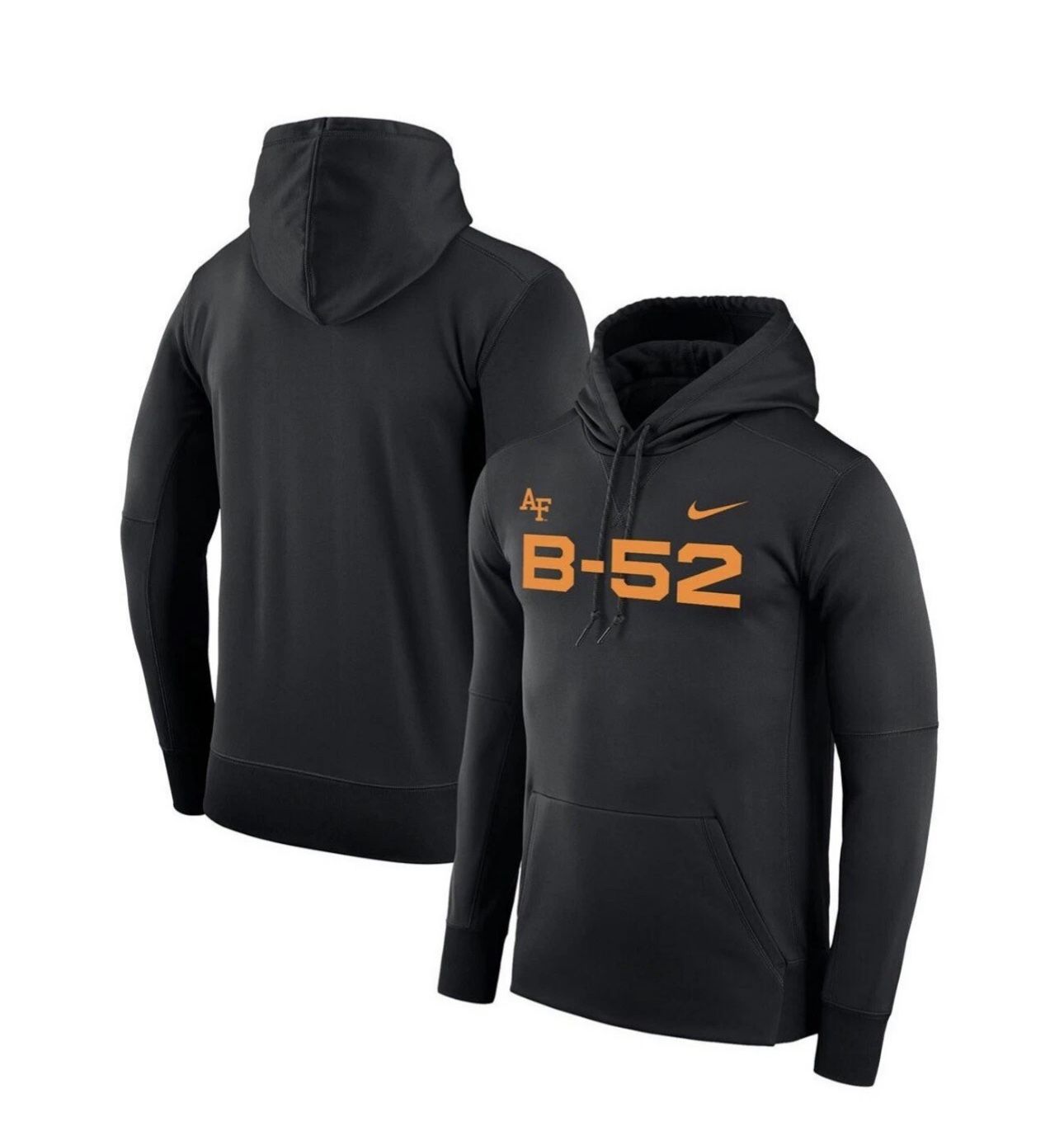 VERY RARE - Men's Black Air Force Falcons Rivalry B-52 Therma Pullover Hoodie M