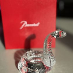 Baccarat Zodiac Snake 2025 Crystal Figurine