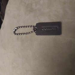 COACH KEY CHAIN/ HANDBAG TAG