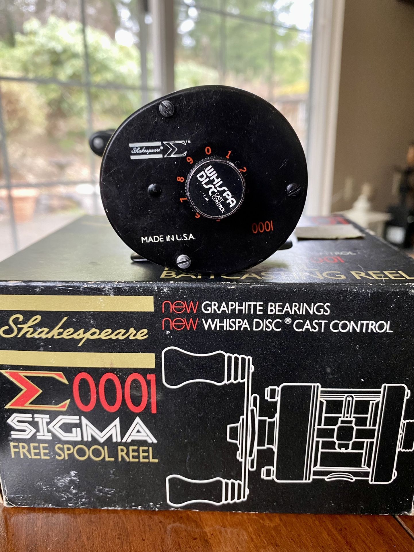 Vintage Shakespeare Sigma 0001 Baitcasting Reel for Sale in Sumner