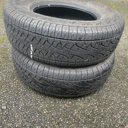 2 used 265/70R17 Pirelli scorpion tires 