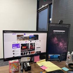 HP E24 Inch  G5 Double Monitors Dual Screen Computer