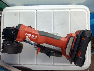 22-Volt NURON AG 4S ATC Lithium-Ion 4-12 in. Cordless Brushless Angle Grinder with  BATTERY