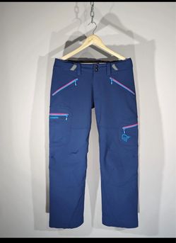 Norrona Svalbard Flex 1 Space Process Pink Womens Pants Size L Outdoor Trekking