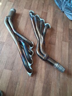 2014-18 CHEVY HEADERS!! YSED!! A LIL BANGED UP!! 100$